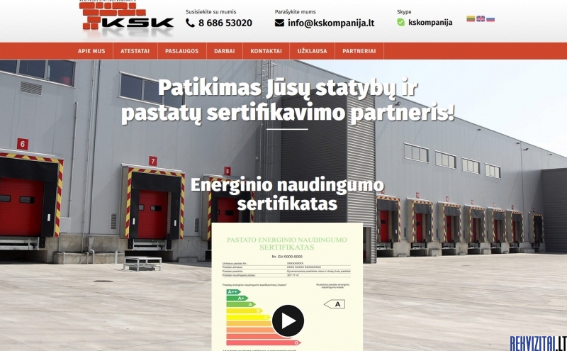 Įmonės Klaipėdos statybos kompanija, UAB logotipas